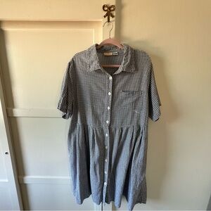 vintage gingham dress